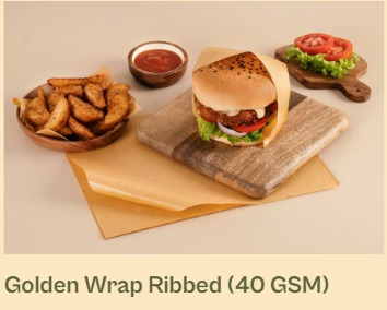 MG Golden Ribbed Kraft 40g for Wrapping