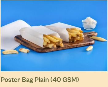 MG Poster Plain Kraft 40g for Bags